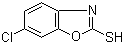 6-氯-2-巯基苯并恶唑分子结构 (CAS 22876-20-6)