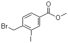 Methyl 4-bromomethyl-3-iodobenzoate molecular structure (CAS 229028-10-8)