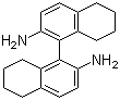 (S)-5,5',6,6',7,7',8,8'-八氢-[1,1'-联萘]-2,2'-二胺分子结构 (CAS 229177-78-0)