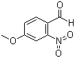 2-硝基-4-甲氧基苯甲醛分子结构 (CAS 22996-21-0)