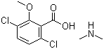 麦草畏二甲胺盐分子结构 (CAS 2300-66-5)