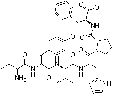 5-L-异亮氨酸-3-8-血管紧张素II分子结构 (CAS 23025-68-5)