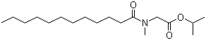 N-月桂酰基肌氨酸异丙酯分子结构 (CAS 230309-38-3)