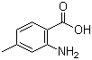 2-氨基-4-甲基苯甲酸分子结构 (CAS 2305-36-4)