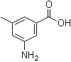 3-氨基-5-甲基苯甲酸分子结构 (CAS 2305-37-5)