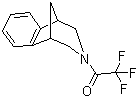 structure of CAS# 230615-51-7, 2,3,4,5-Tetrahydro-3-(trifluoroacetyl)-1,5-methano-1H-3-benzazepine;1-(10-Azatricyclo[6.3.1.0]dodeca-2,4,6-trien-10-yl)-2,2,2-trifluoroethanone