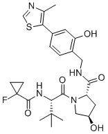 VH032-环丙烷-F分子结构 (CAS 2306193-99-5)