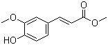 4-羟基-3-甲氧基肉桂酸甲酯分子结构 (CAS 2309-07-1)
