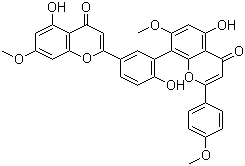 结构式 CAS# 23132-13-0, 三叶橡胶黄酮