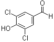 结构式 CAS# 2314-36-5, 3,5-二氯-4-羟基苯甲醛