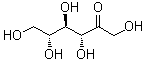 DL-阿洛酮糖分子结构 (CAS 23140-52-5)