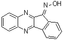 11H-茚并[1,2-b]喹喔啉-11-酮肟分子结构 (CAS 23146-22-7)