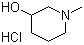 1-Methyl-3-piperidinol hydrochloride molecular structure (CAS 23164-45-6)