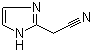 1H-咪唑-2-乙腈分子结构 (CAS 23184-45-4)