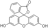 荧光素分子结构 (CAS 2321-07-5)