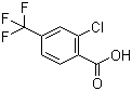 structure of CAS# 23228-45-7, 2-Chloro-4-trifluoromethylbenzoic acid;2-Chloro-4-(trifluoromethyl)benzoic acid