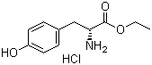 structure of CAS# 23234-43-7, D-Tyrosine ethyl ester hydrochloride