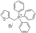 (2-噻吩基甲基)三苯基溴化膦分子结构 (CAS 23259-98-5)