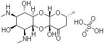 结构式 CAS# 23312-56-3, 硫酸壮观霉素