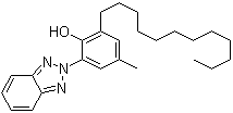 2-(2H-苯并三氮唑-2-基)-6-十二烷基-4-甲基苯酚分子结构 (CAS 23328-53-2)