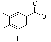 结构式 CAS# 2338-20-7, 3,4,5-三碘苯甲酸