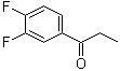 3',4'-二氟苯丙酮分子结构 (CAS 23384-72-7)