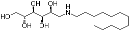 N-十二烷基-D-葡糖胺分子结构 (CAS 23386-28-9)