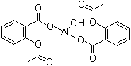 Monohydroxyaluminum diacetylsalicylate molecular structure (CAS 23413-80-1)