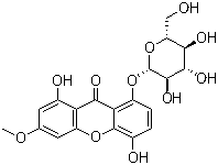 当药醇甙分子结构 (CAS 23445-00-3)