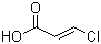 反-3-氯丙烯酸分子结构 (CAS 2345-61-1)