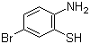 结构式 CAS# 23451-95-8, 2-氨基-5-溴苯硫醇