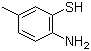 结构式 CAS# 23451-96-9, 2-氨基-5-甲基苯硫酚