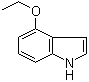 4-乙氧基-1H-吲哚分子结构 (CAS 23456-82-8)