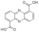 吩嗪-1,6-二甲酸分子结构 (CAS 23462-25-1)