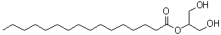 beta-单棕榈酸甘油酯分子结构 (CAS 23470-00-0)