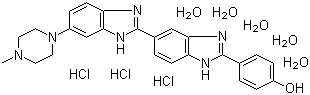 结构式 CAS# 23491-45-4, 赫斯特荧光染料 33258