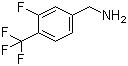 structure of CAS# 235106-09-9, 3-Fluoro-4-(trifluoromethyl)benzylamine