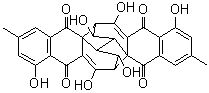 structure of CAS# 23537-16-8, Rugulosin A;(+)-Rugulosin; NSC 160880; NSC 249990