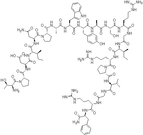 12-31-人催乳素释放肽分子结构 (CAS 235433-36-0)