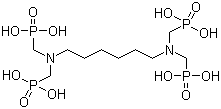 结构式 CAS# 23605-74-5, 己二胺四甲叉膦酸; 己二胺四亚甲基膦酸; 1,6-己二胺四甲叉膦酸; 六亚甲基二胺四亚甲基膦酸