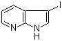 结构式 CAS# 23616-57-1, 3-碘-7-氮杂吲哚; 3-碘-1H-吡咯并[2,3-b]吡啶
