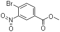 structure of CAS# 2363-16-8, Methyl 4-bromo-3-nitrobenzoate;4-Bromo-3-nitrobenzoic acid methyl ester