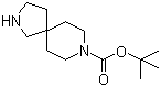 structure of CAS# 236406-39-6, 2,8-Diazaspiro[4.5]decane-8-carboxylic acid tert-butyl ester;8-Boc-2,8-Diazaspiro[4.5]decane