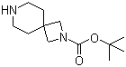2-叔丁氧羰基-2,7-二氮杂螺[3.5]壬烷分子结构 (CAS 236406-55-6)