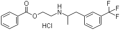 盐酸苯氟雷司分子结构 (CAS 23642-66-2)