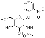 2-硝基苯基 2-(乙酰氨基)-2-脱氧-alpha-D-吡喃半乳糖苷分子结构 (CAS 23646-67-5)