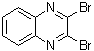 2,3-二溴喹喔啉分子结构 (CAS 23719-78-0)