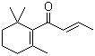 structure of CAS# 23726-91-2, (E)-1-(2,6,6-Trimethylcyclohex-1-enyl)but-2-en-1-one;trans-2,6,6-Trimethyl-1-crotonylcyclohex-1-ene; trans-beta-Damascone