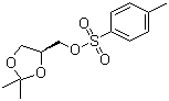 (S)-(+)-2,2-二甲基-1,3-二氧环戊基-4-甲醇对甲基苯磺酸酯分子结构 (CAS 23735-43-5)