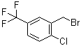 2-氯-5-(三氟甲基)苄基溴分子结构 (CAS 237761-77-2)
